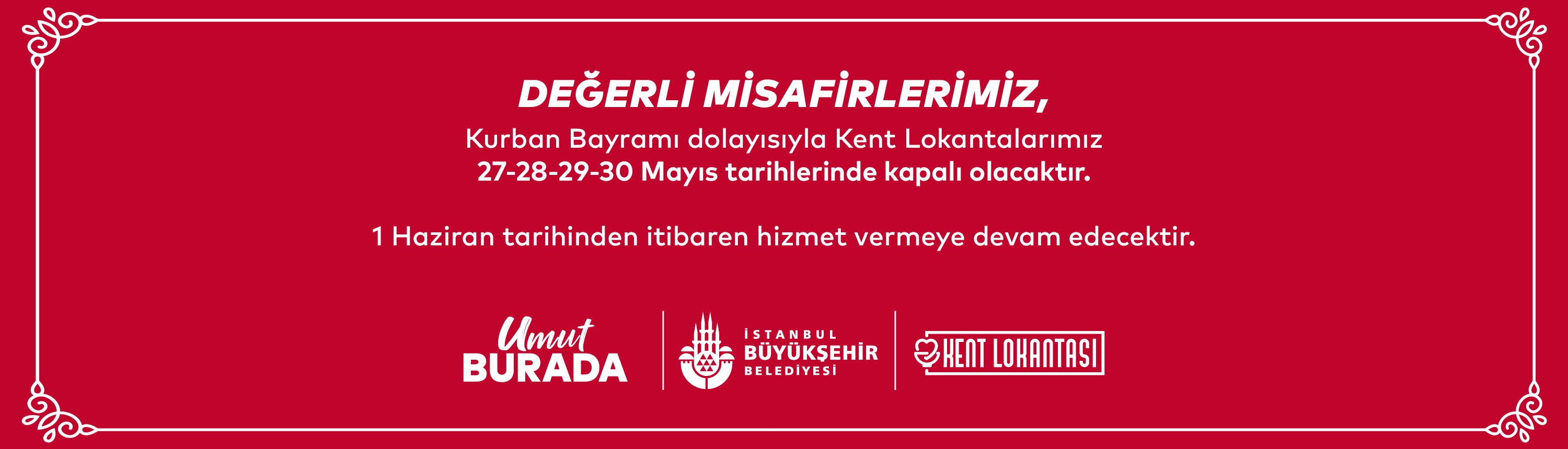Kapalı Kent Lokantaları
