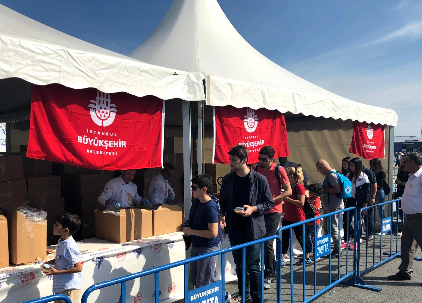 İBB İstanbul’un 17 İlçesinde Toplam 160 Bin Kişilik Aşure Dağıttı